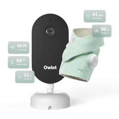 Owlet Dream Duo (Gen 3) - All-in-One Smart Baby Monitoring Bundle with Sock & 2K HD Cam