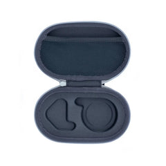 Owlet Travel Case: Black Nylon Solid Handbag Organizer, Side Zipper Closure